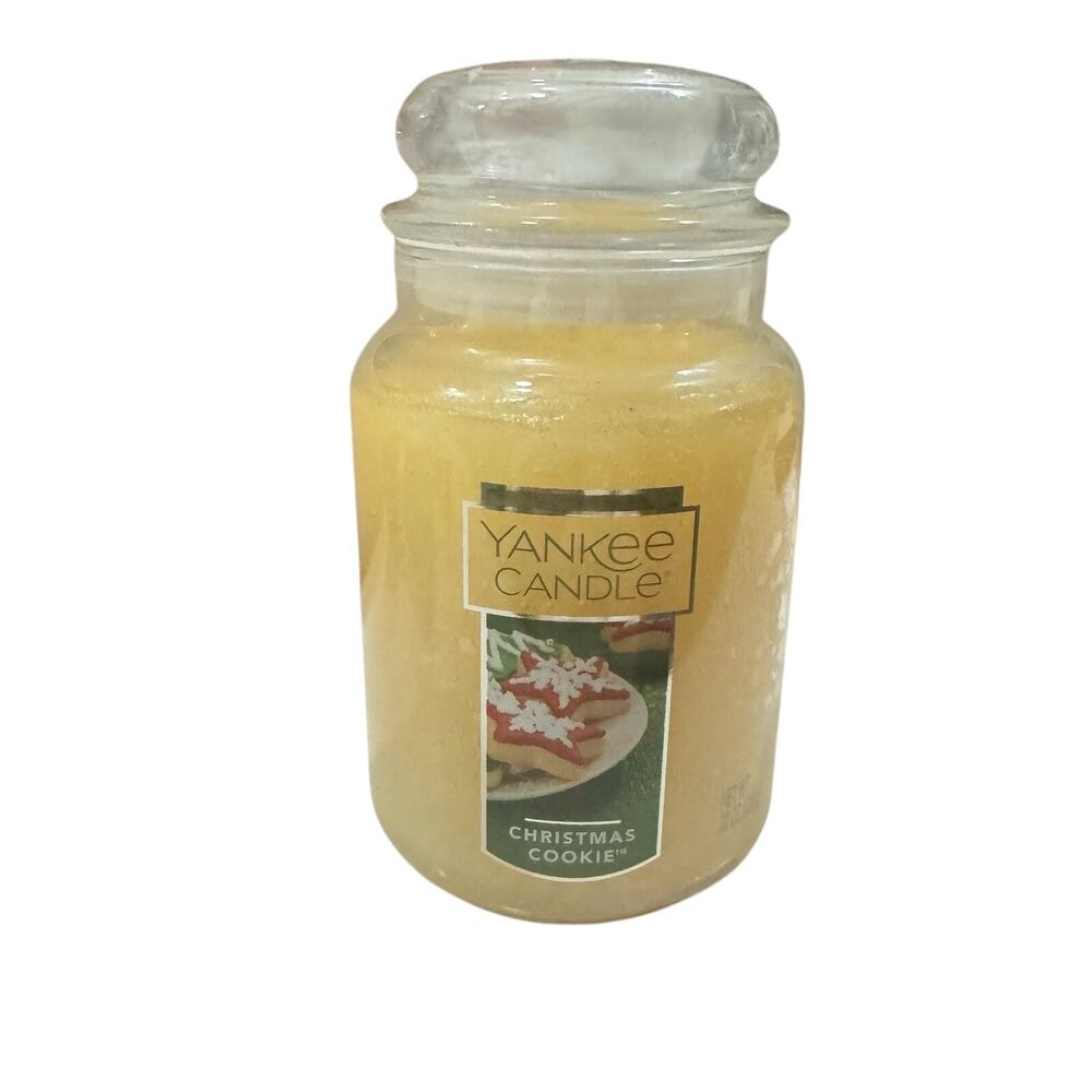 Yankee Candle (1) CHRISTMAS COOKIE 22 oz Jar Candle - So good you want to eat it